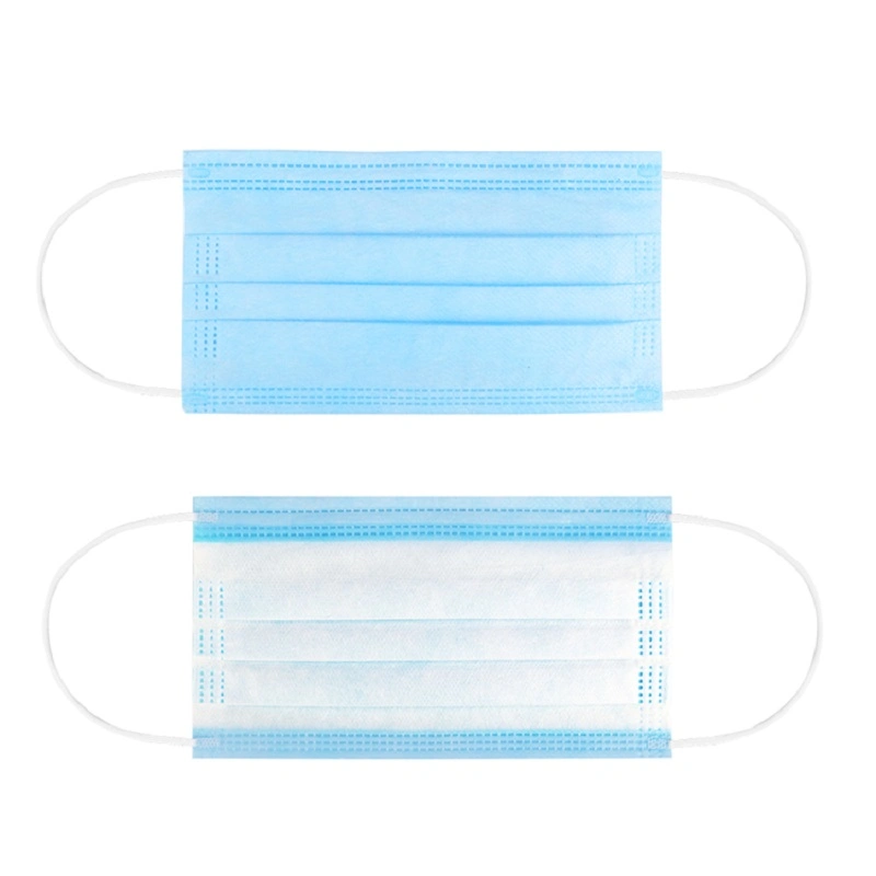 3 Ply Non-Woven Non-Sterile Disposable Medical Face Masks Surgical Face Masks Type Iir Mask