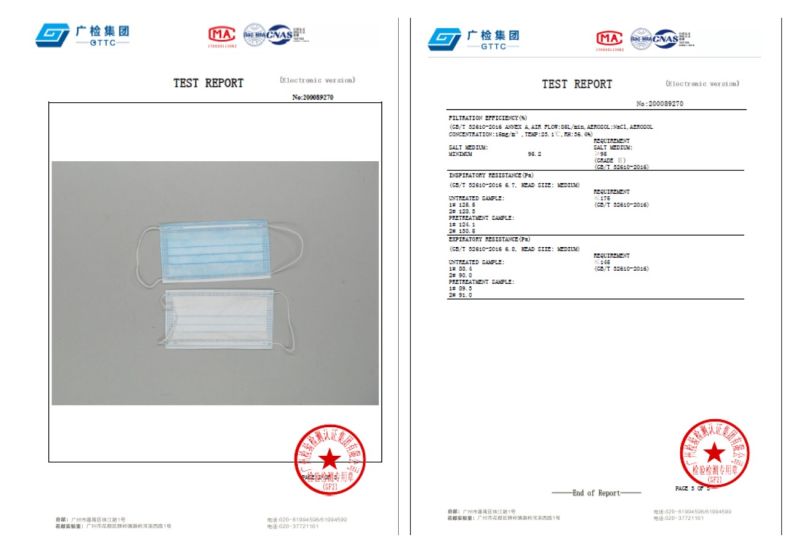3 Ply Disposable Kid Face Mask Protective Face Mask for Children