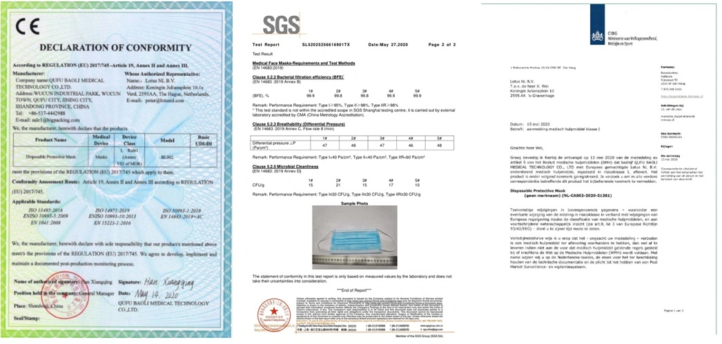 Wholesale General Supplies Disposable 3ply Faceshield Earloop Virus Face Mask 3ply Disposable Face Mask