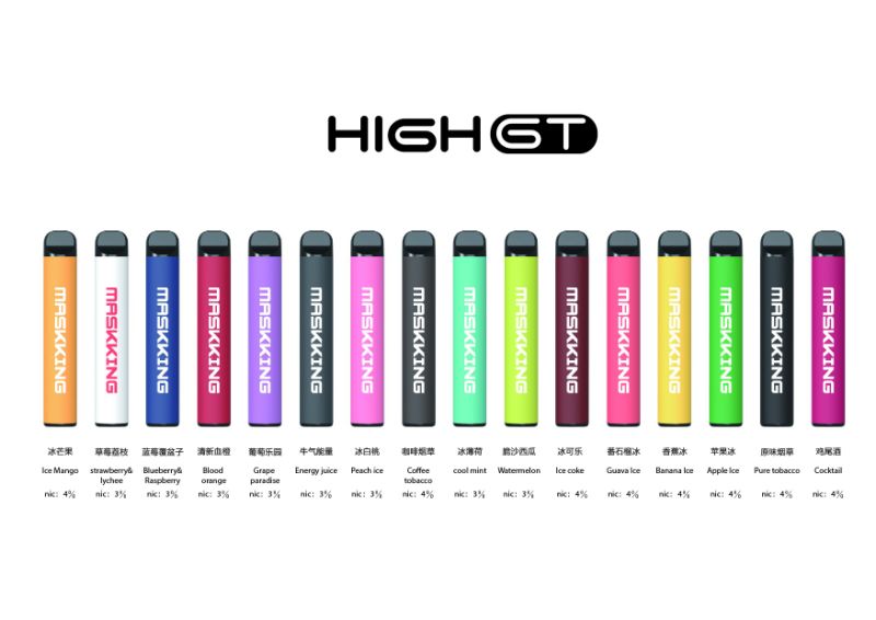 Manufacturer Waterproof Protective Maskking 2ml 475 Puffs Disposable Vape Pen