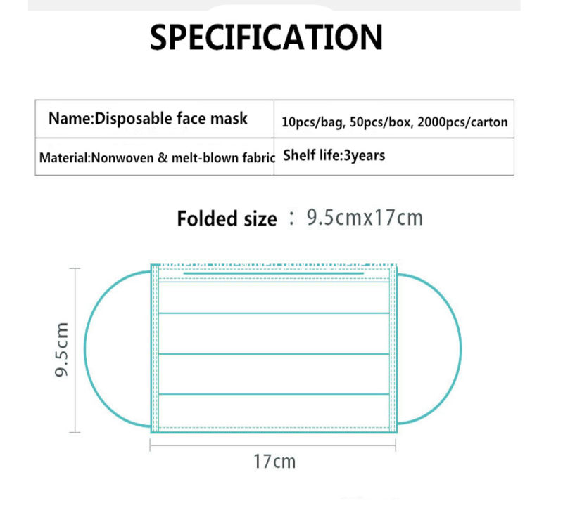 Prevent Droplet Face Masks Anti Virus Face Masks