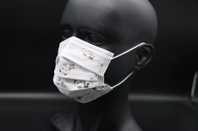 Waterproof Disposable 3-Ply Protective Non Woven Face Mask for Children