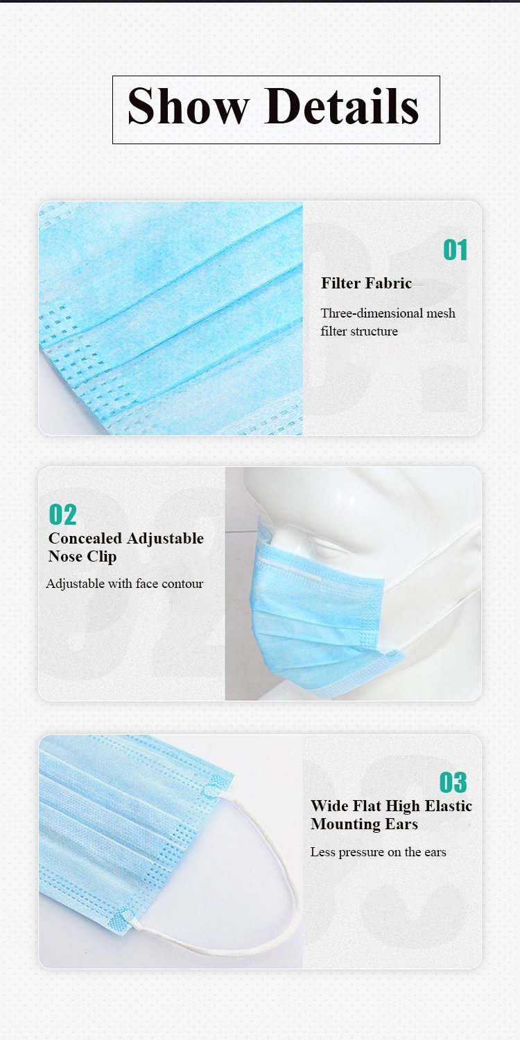 Hot Sale N99 3 Ply Face Mask Disposable