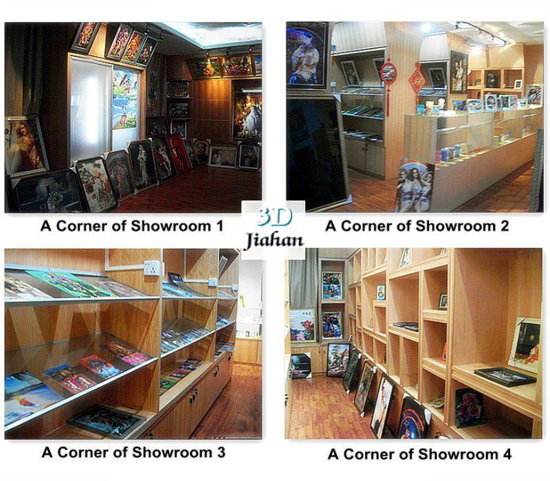 3D Lenticular Printing 5D Pictures with Frame for Home Decoration