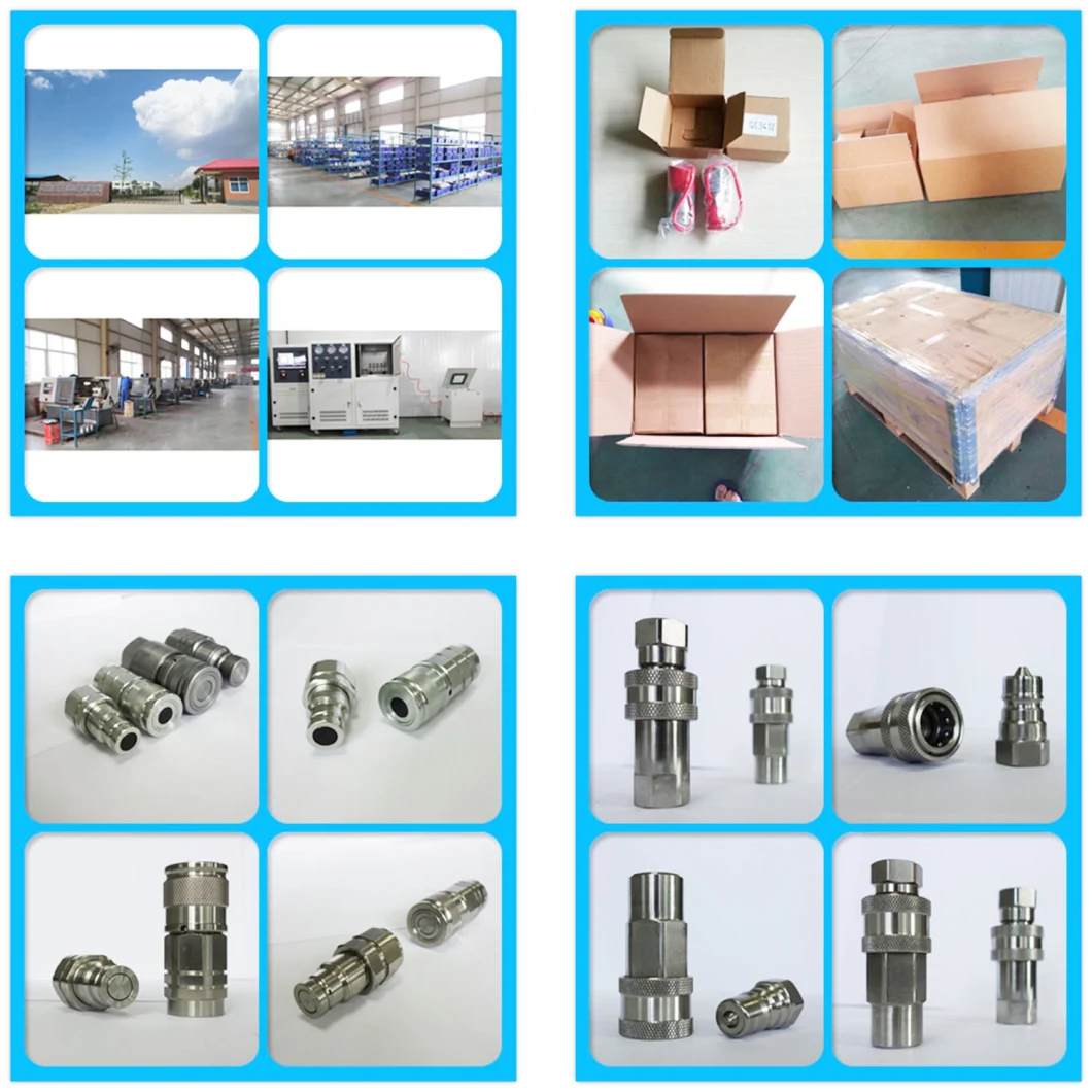 1/4 NPT / Bsp; Quick Connect Fitting Couplers Flush Face ISO 16028