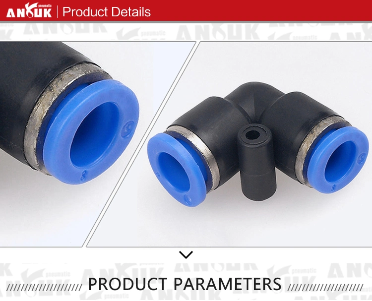 PV-10 Push in Elbow Quick Connect Pneumatic Fitting