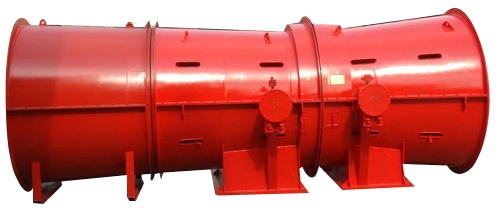 OEM Low Price 380V AC Fan Blower 480-831m3/Min Industrial Axial Fan Mine Fan