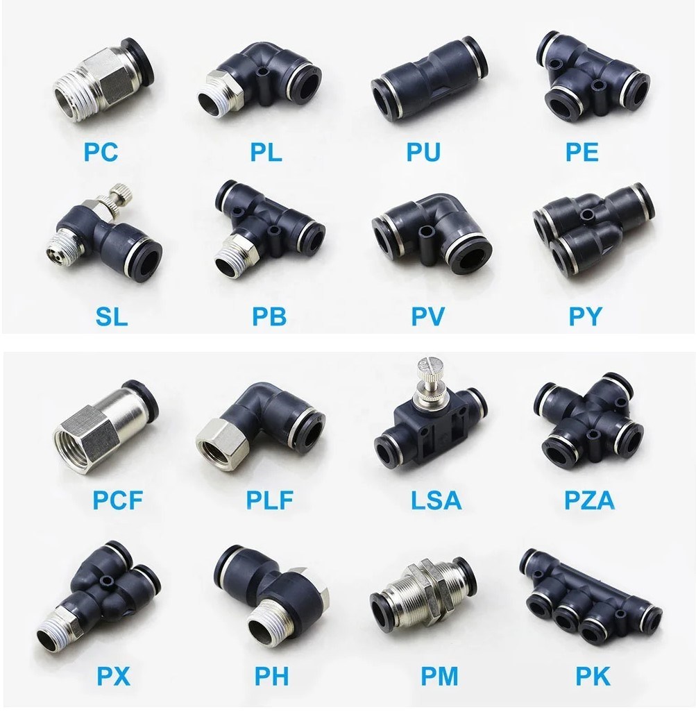 Componentes Neumaticos Accesorios Pneumatic Fittings Alta Calidad Pm-4
