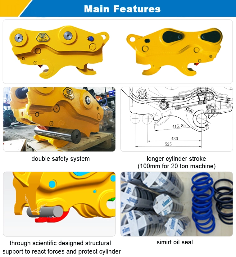 Excavator Bucket Quick Couplers