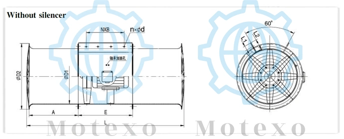 Jet Fans Reversible Flow Axial Fans for Tunnel Ventilation