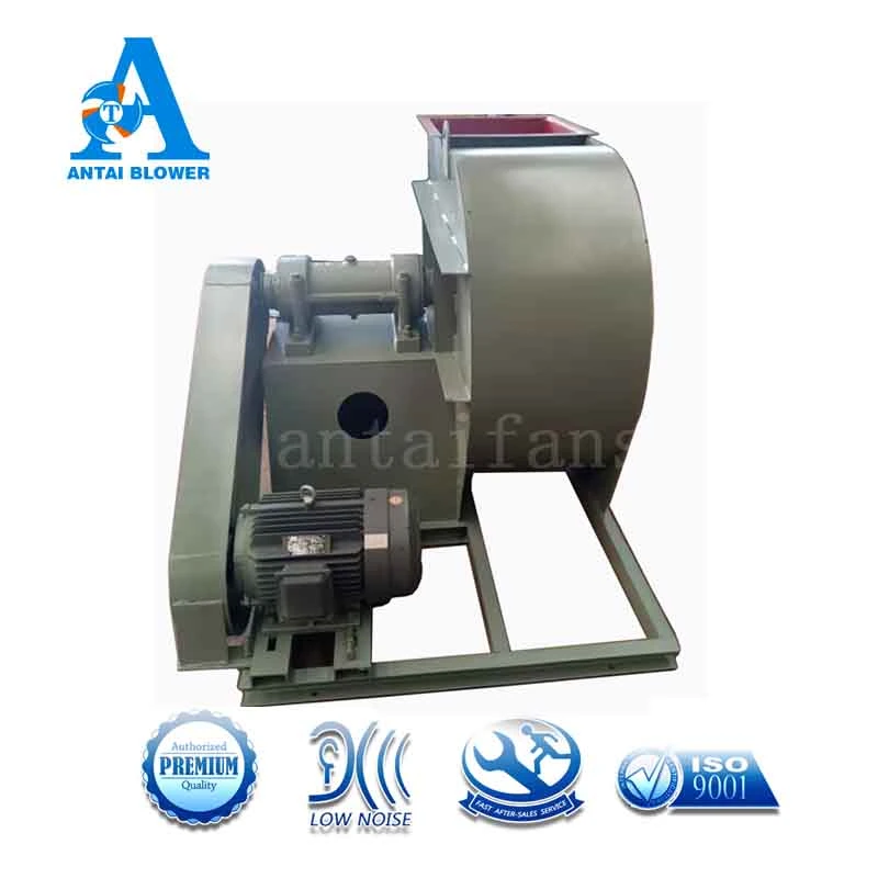 4-72 High Pressure Induced Draft Iron Industrial Centrifugal Ventilation Fan for Production Dust Exhaust ISO