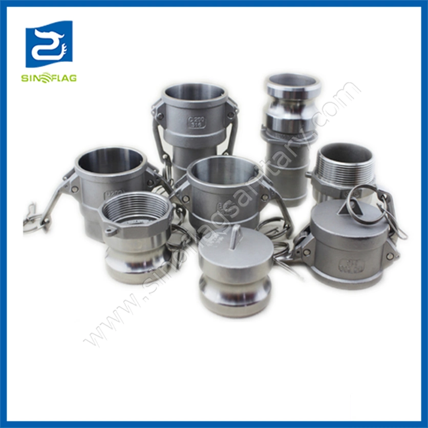 Stainless Steel 316/304 Water Quick Connect Camlock Coupling Type F