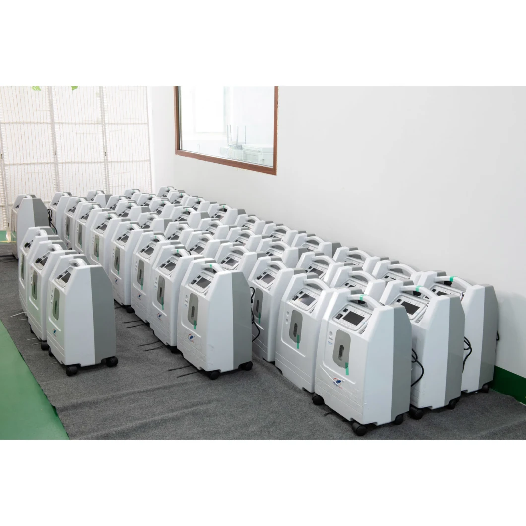 93% O2 Purity 5lpm Oxygen Concentrator with Nebulizer, Low Oxygen Alarm