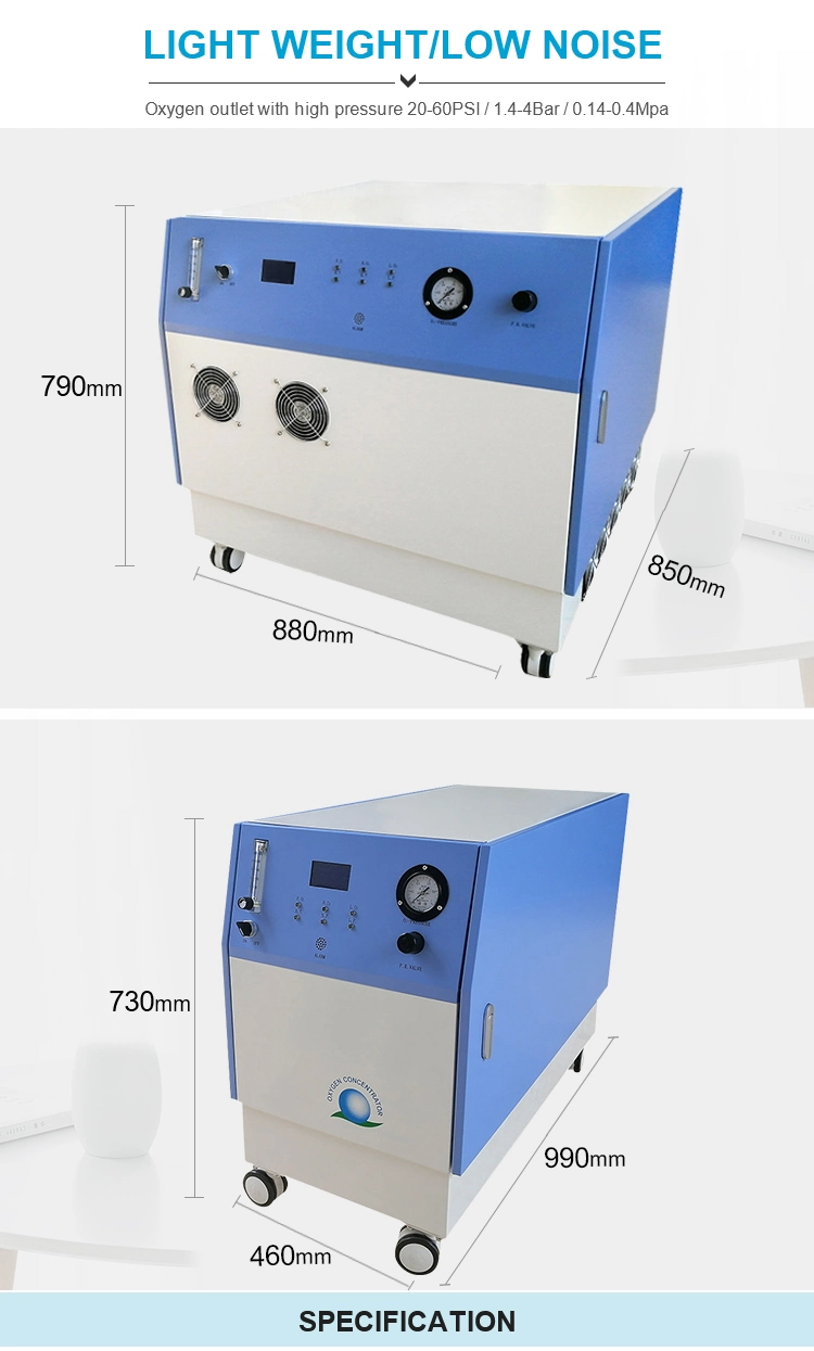 10 Lpm High Pressure 4 Bar Industrial Oxygen Concentrator for Welding Cutting