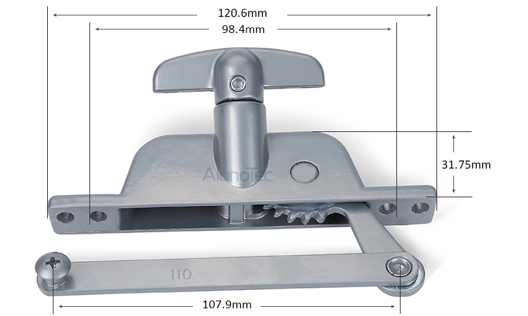 Aluminum Jalousie Window Operator Shutter and Louver Window Operator