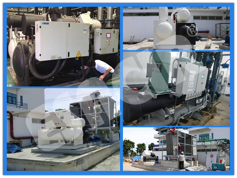 Glycol Chiller Water Cooled Screw Chiller Food Process Brewery Chiller