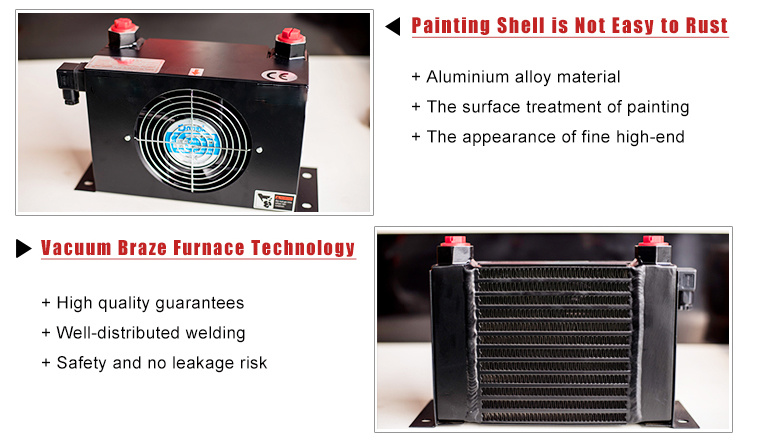 Air Oil Cooler to Water Plate Fin Fan Heat Exchanger