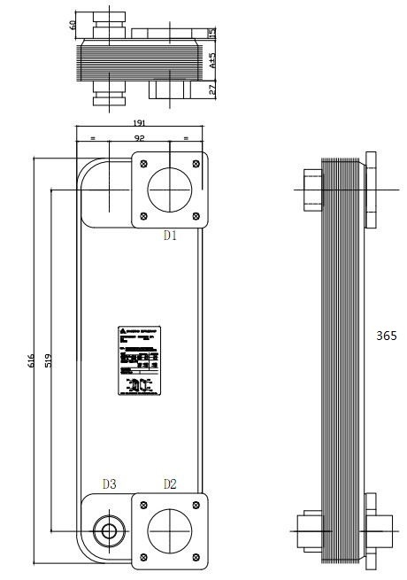 Airstone Air -Oil Cooler -Hydraulic Radiators 39799515 Industry Cooler