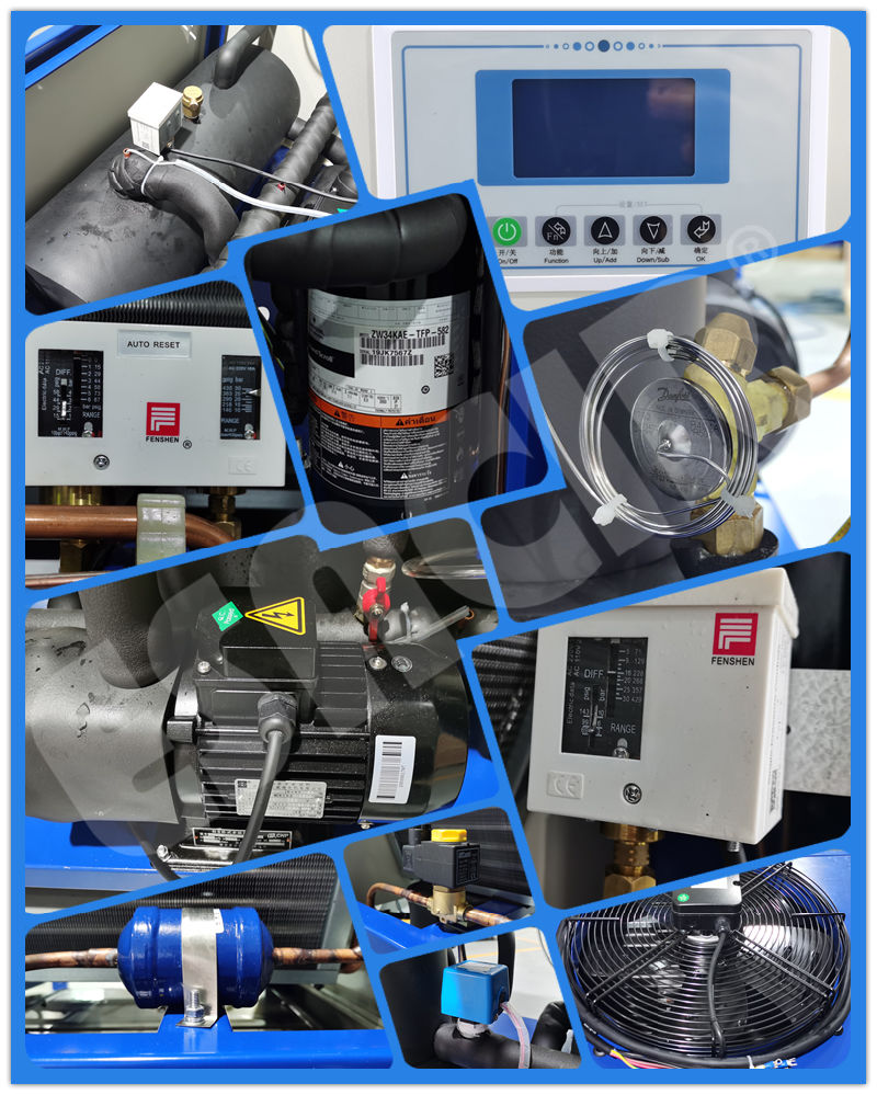 Water Cooled Chiller Food Industrial Air Cooled Water Chiller