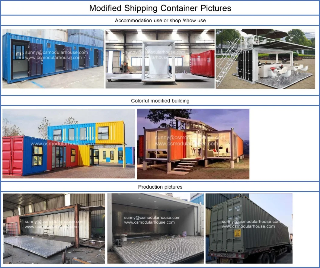 Container House as Worker Home/Modular Dormitory/Prefab Worker Room with Air Conditioner/Toilet