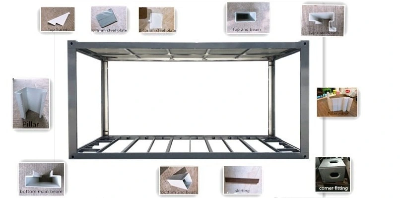 Temporary Hospital Mobile Container House for Virus Isolation Prefab Mobile Hospital Container House