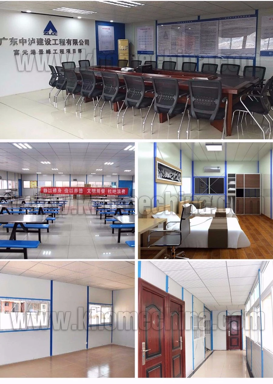 Prefabricated K House for Labor Camp Site Office Living Room