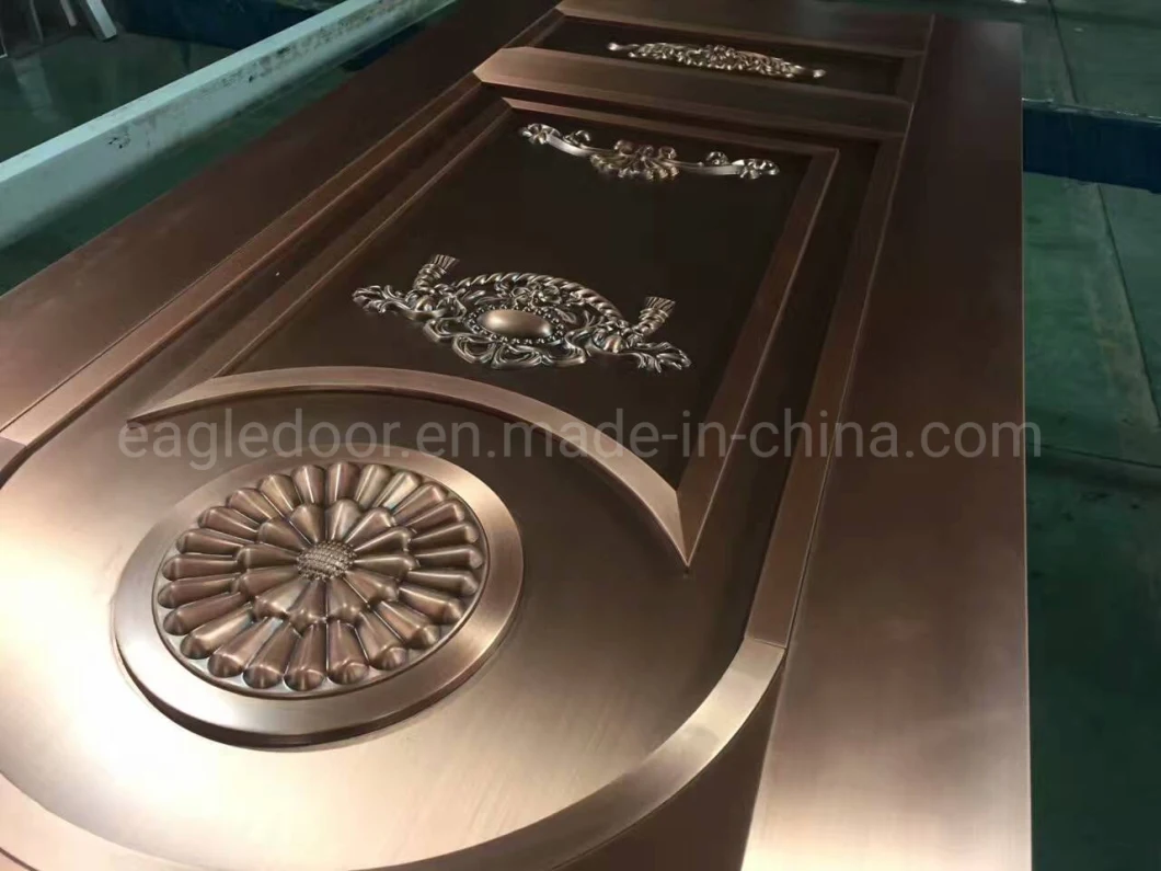 Exterior Position Copper Entry Doors Main Entrance House Door Design