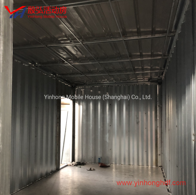 Luxury Security Kiosk Guard Kiosk Prefabricated Flat Packaging Container House