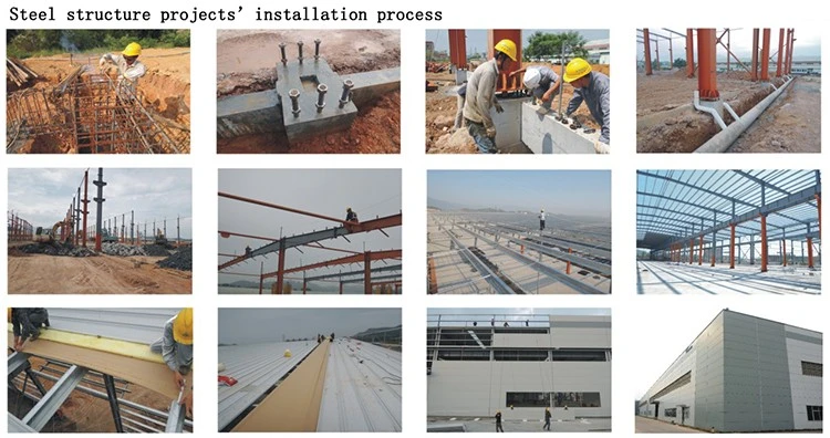 Heavy Type Steel Structure Building for Carport; Hotel; House; Office; Sentry Box; Guard House; Shop; Villa; Warehouse; Workshop;