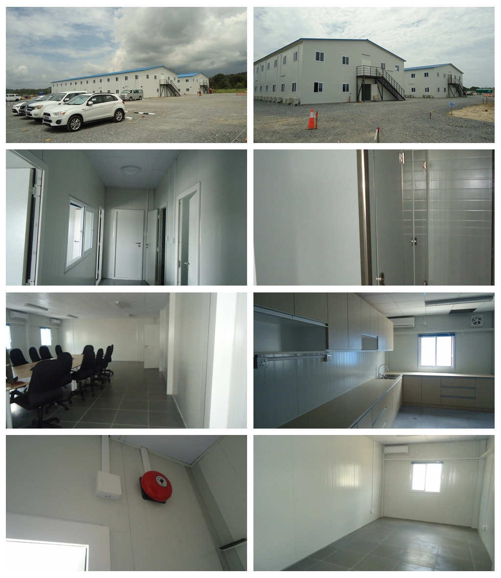 Seychelles Prefabricated Modular House for Site Temporary Porta Cabin Labour Camp House