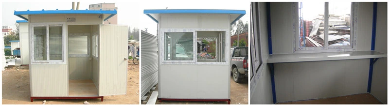 High Quality Portable Oudoor Sandwich Panel Security Guard Sentry Booth