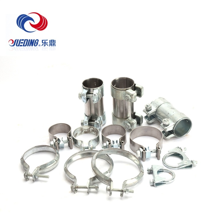 Heavy Duty Exhaust Muffler Saddle U Type Clamp with Flange