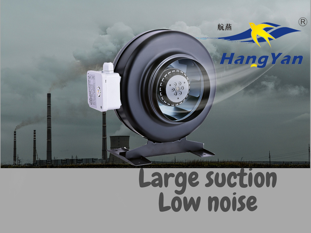 High Quality Low Noise Inline Exhaust Duct Fan 150 mm Centrifugal Fan