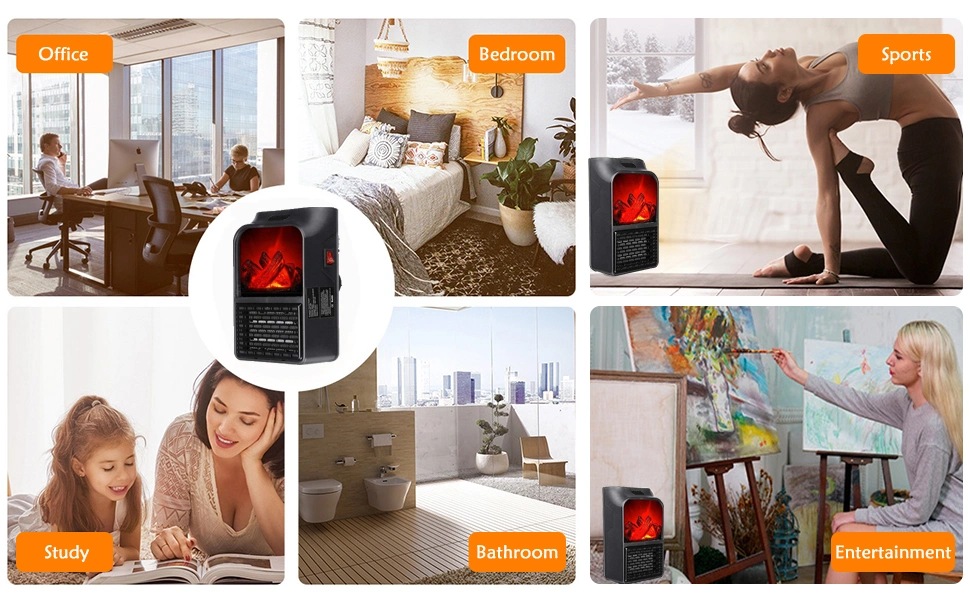 China Factory of Electric Mini Air Heater PTC Ceramic Personal Fan Heater