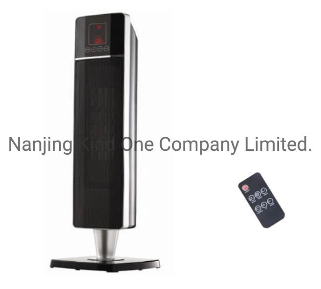 ETL Ce Remote Control Automatic Swing Temperature Setting Ceramic Heater PTC Tower Heater (2000W) Cool Fan