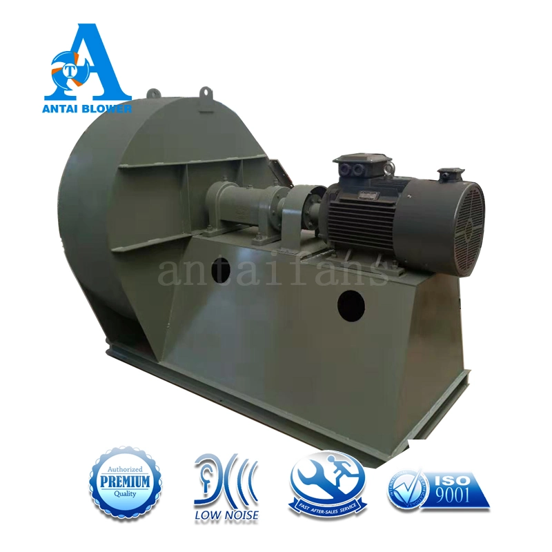 3000PA Induced Draft Cooling Industrial Centrifugal Exhaust Fan for Boiler Dust Exhaust ISO