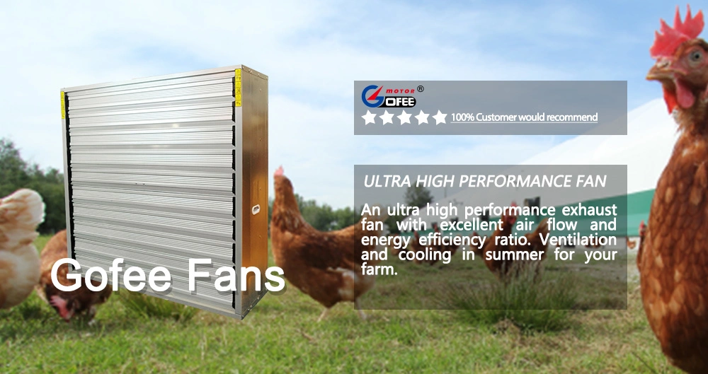 Gofee Hanging Exhaust Fan Cow House Exhaust Fan for Dairy Farm