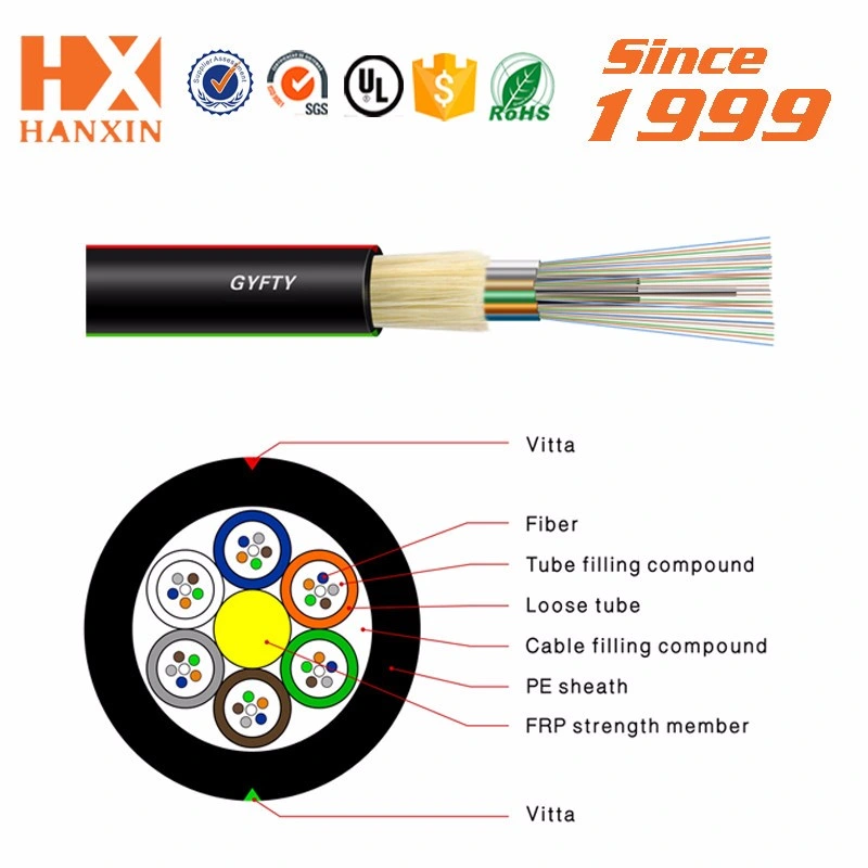 ONU G657A 1 core drop cable GJYXCH Drop Flat Fiber Cable