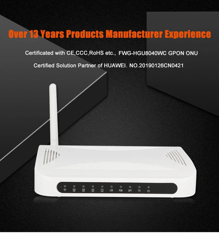 FTTH Optical Network Terminal for Gpon ONU and CATV