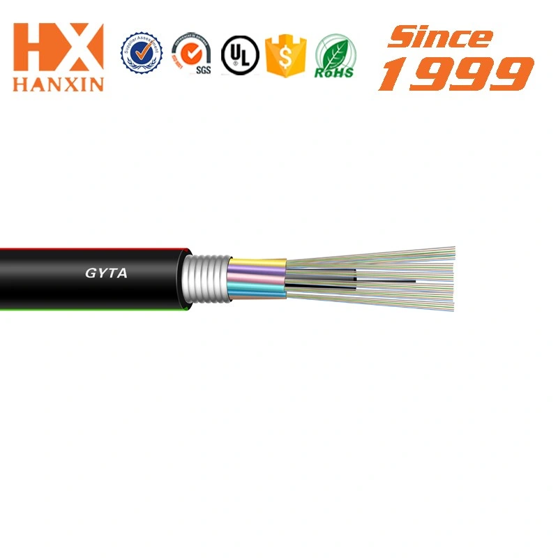 Single Mode Armoured Fibre Optic Cable GYTA 12/24 Core Cable ONU OLT GPON