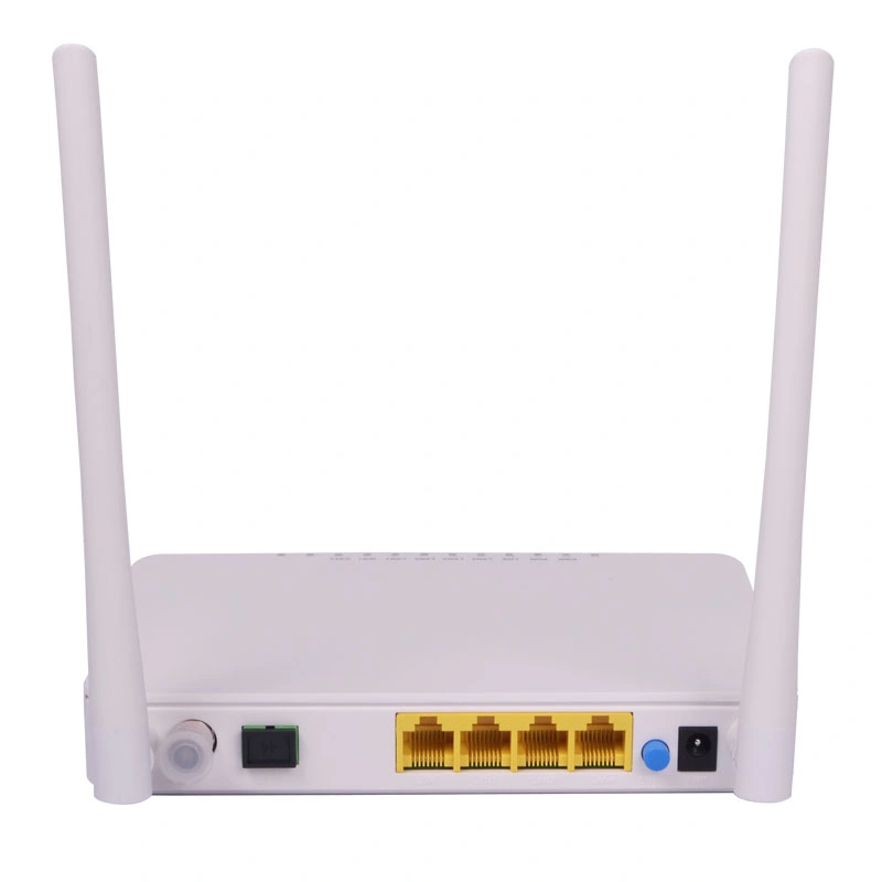 High Peroformance FTTH Gpon ONU 4ge+RF+WiFi Gpon Ont with Dual Antennas