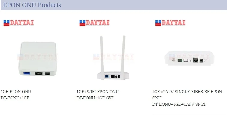 FTTH/Ftto 4ge Epon ONU IPTV ONU with WiFi