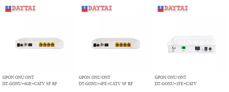 4ge FTTH Ont Gpon ONU Device / Gpon ONU Wireless Router