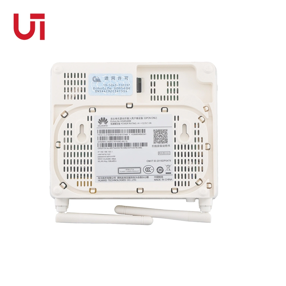 Brand New Hg8546m Gpon ONU Fiber to The Home with 1ge+3fe+WiFi+USB Gpon ONU Used WiFi ONU