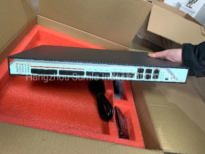 Gpon Olt 8 Pon Ports, 2 Uplink 10-Gigabit, Class C++ Module, DC/AC Power Supply, Compatible Huawei /Zte/ Fiberhome ONU