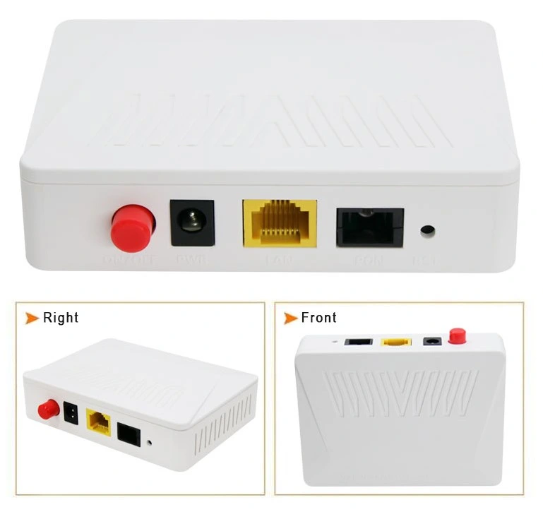 Chinese Supplier FTTH Optic Fiber ONU Epon 1ge Gepon Ont Modem 1 Port 1 Pon Epon with Zte Chipset for All Brand Olt