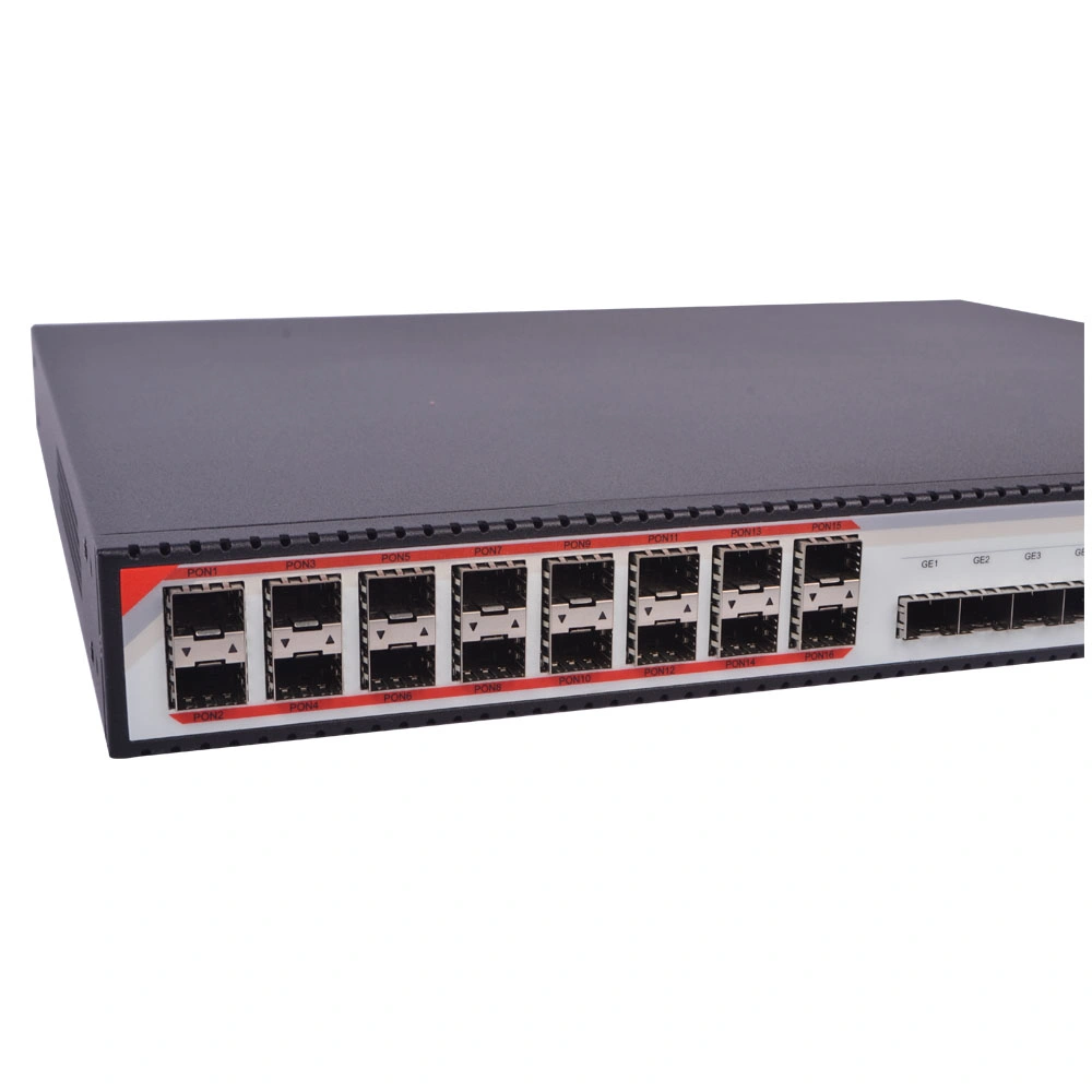 Gpon 16 SFP Ports 16pon Ports Gpon Olt with 16 Gpon SFP Compatible with Huawei Zte ONU