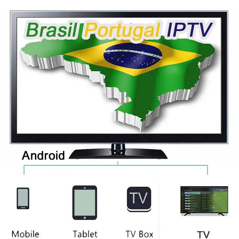 Wholesales Original Brasil IPTV Code Apk Portugal IPTV Provider Reseller Panel IPTV