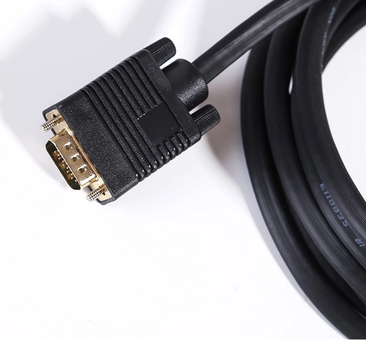 5m Male to Male VGA Cable 8mm Computer TV Cable to Monitor Video Cable