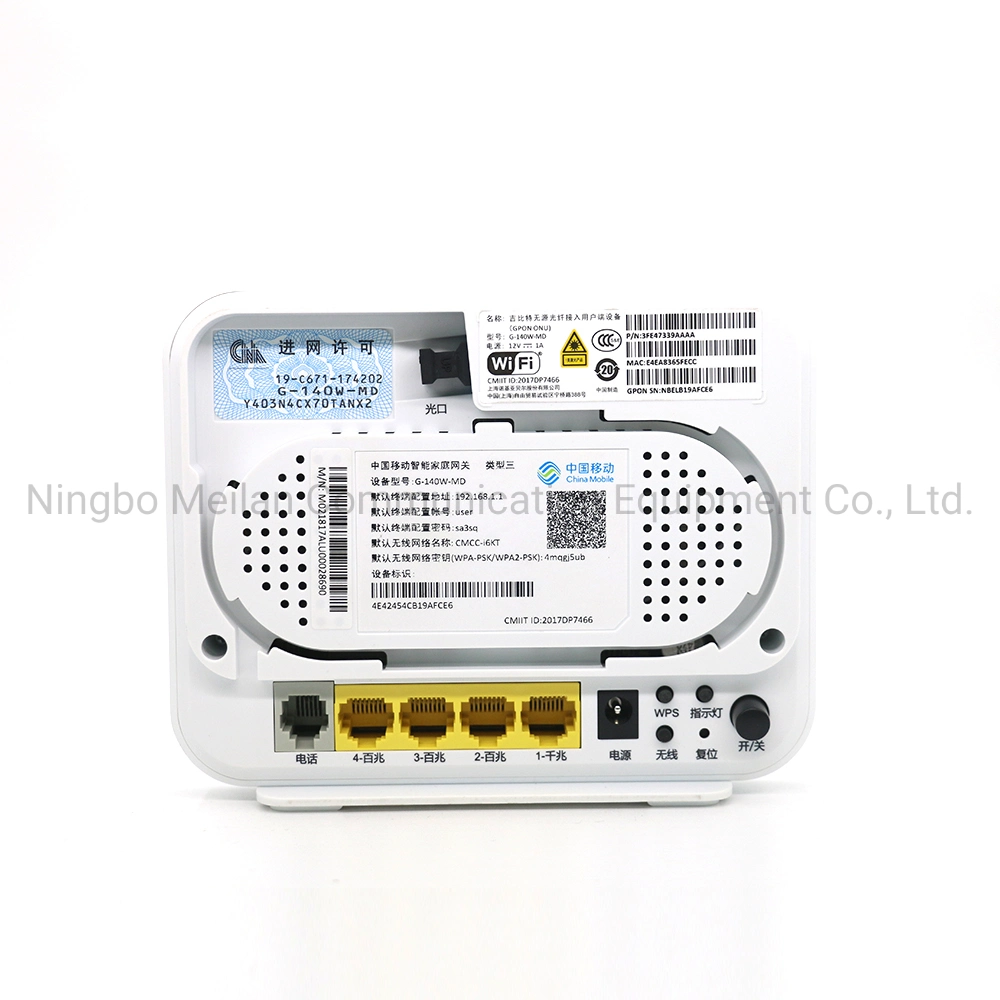 Fiber Optic Equipment Modem Xpon FTTH Ont ONU Gpon